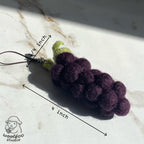 Felted Wool Purple Grape