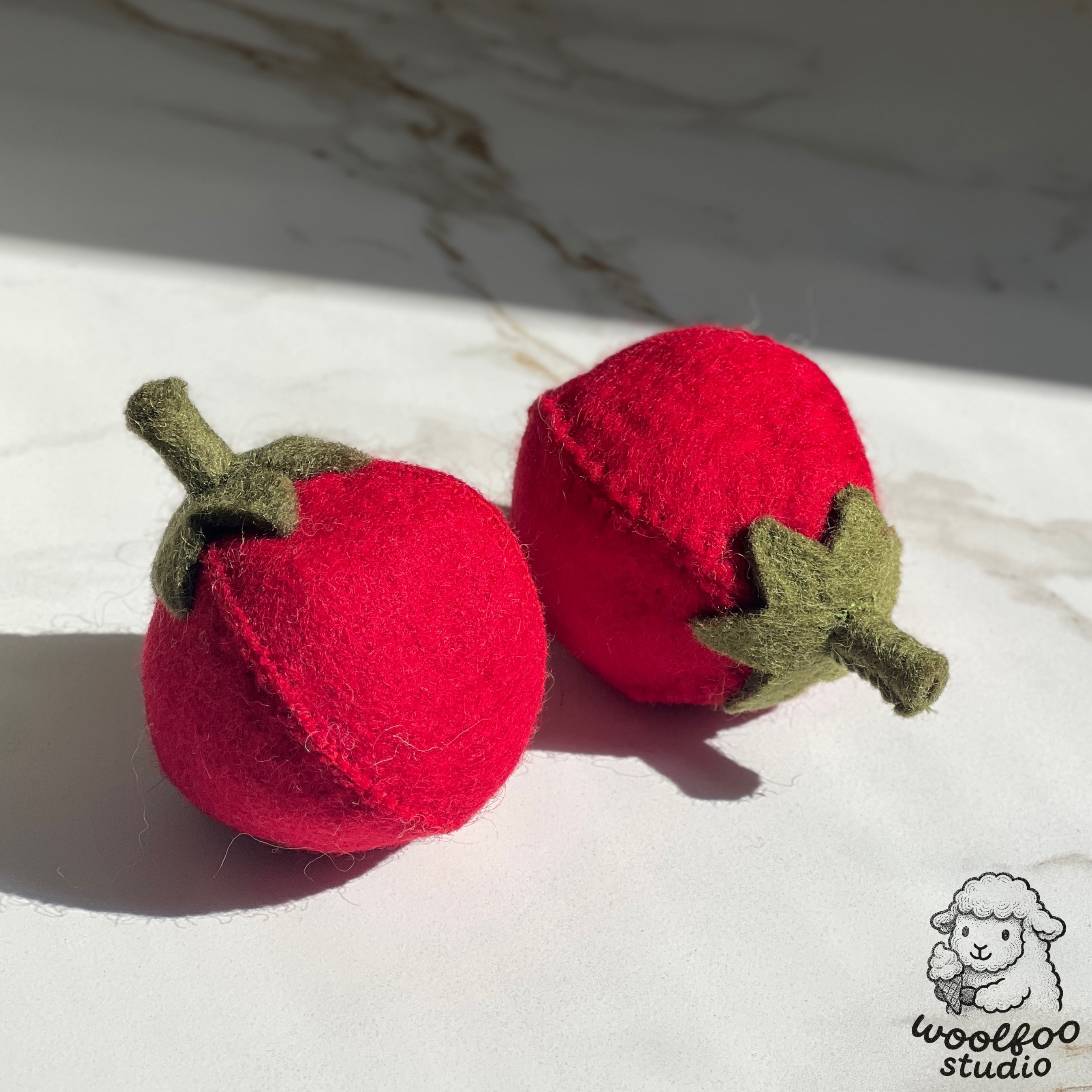 Felted Wool Tomato