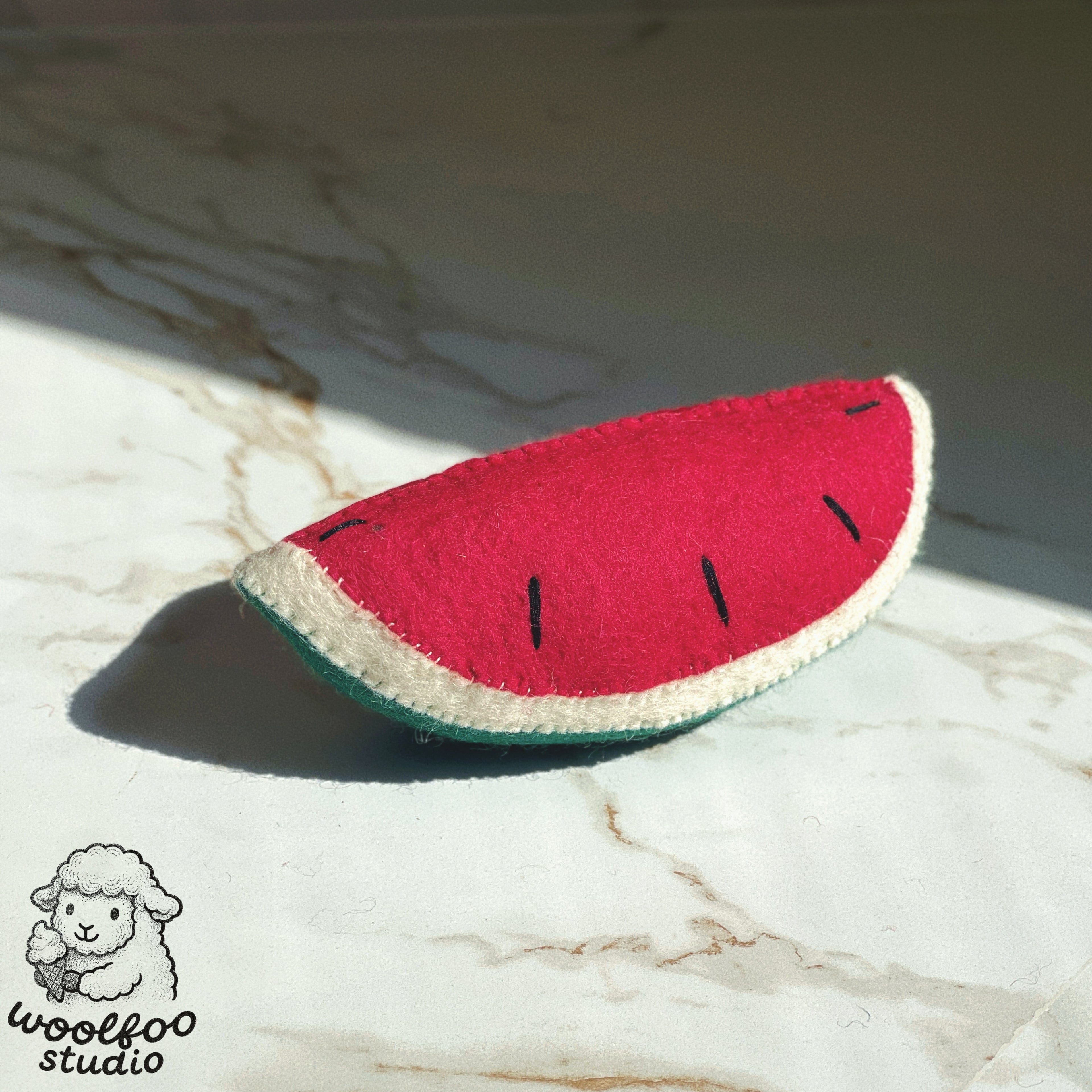 Felted Wool Watermelon
