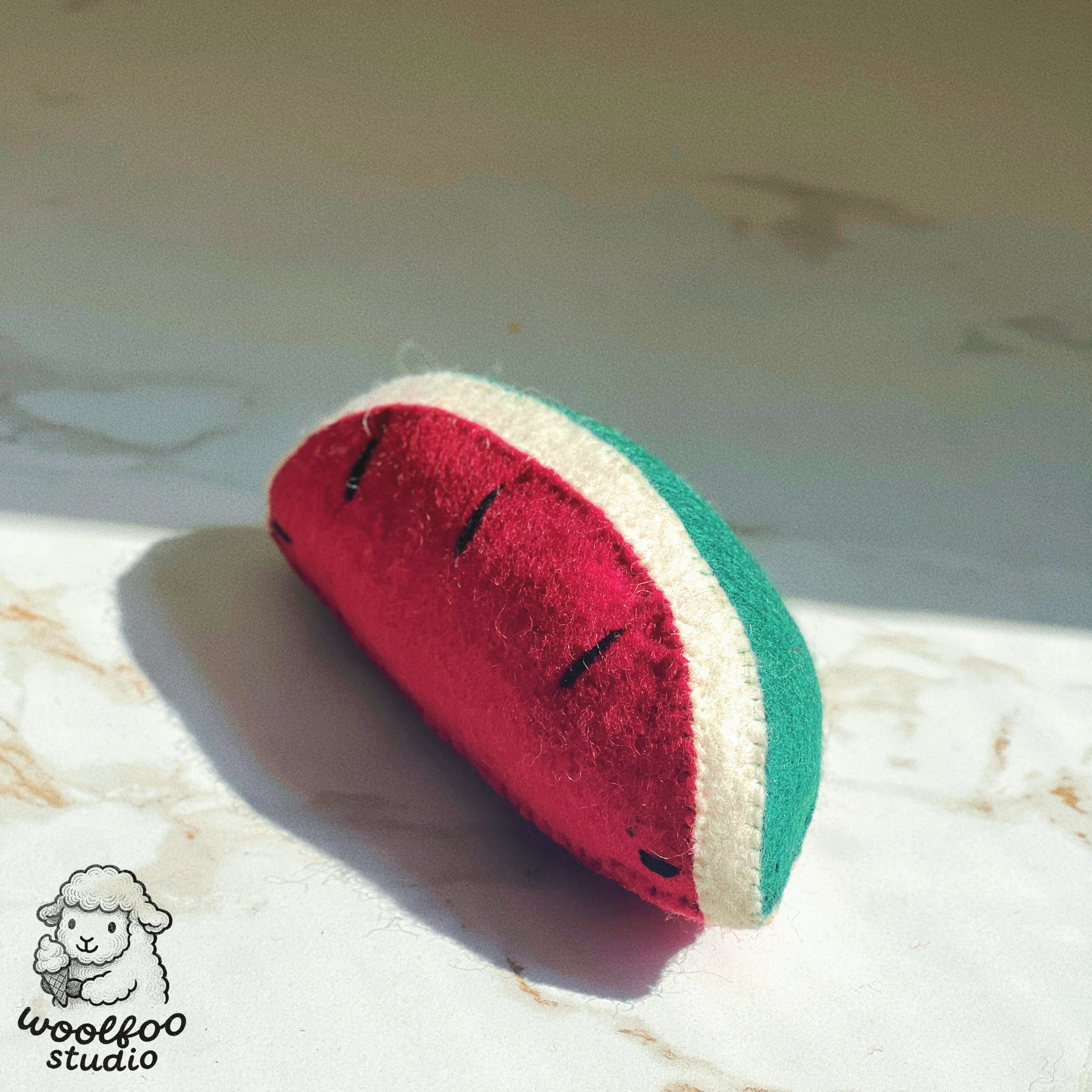 Felted Wool Watermelon
