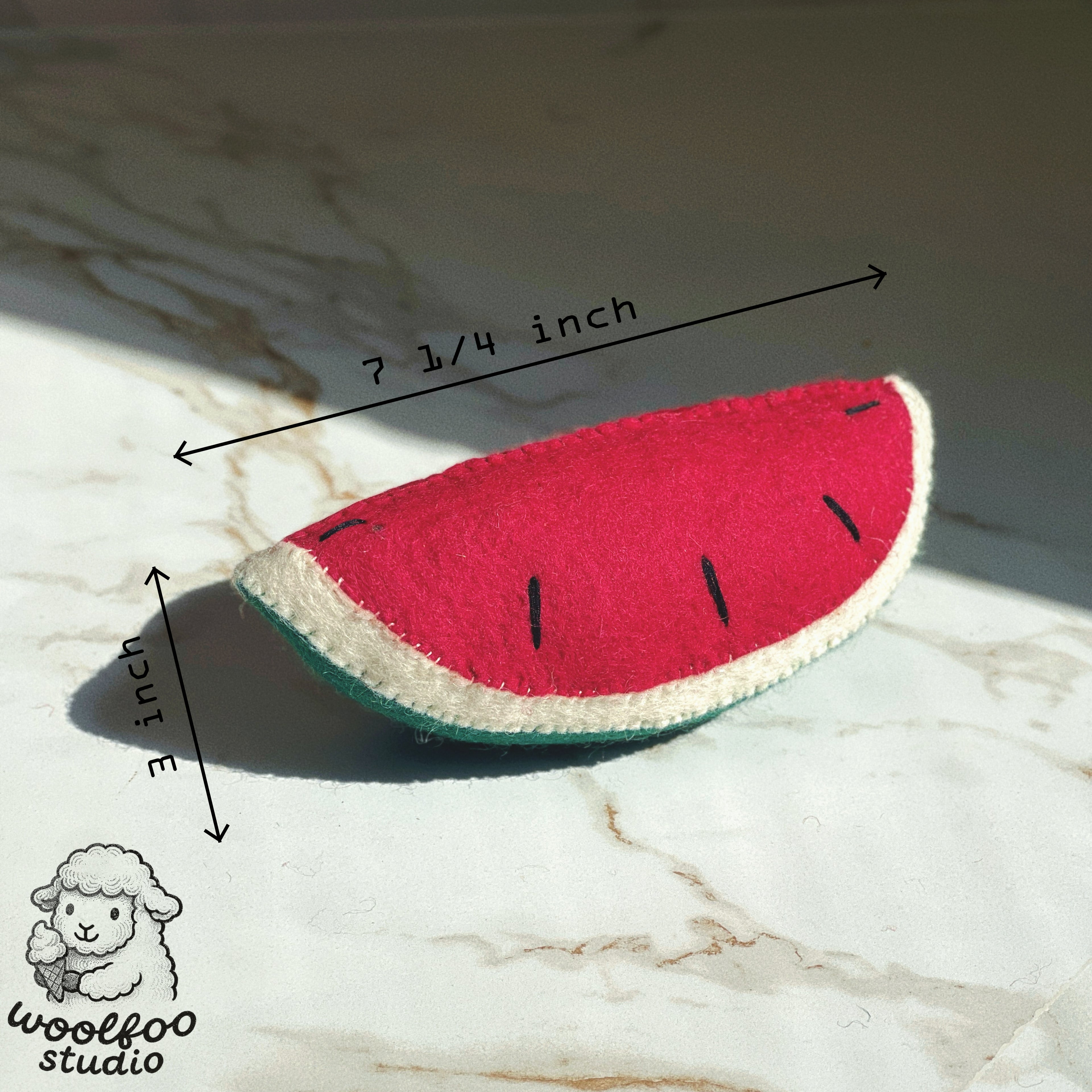 Felted Wool Watermelon
